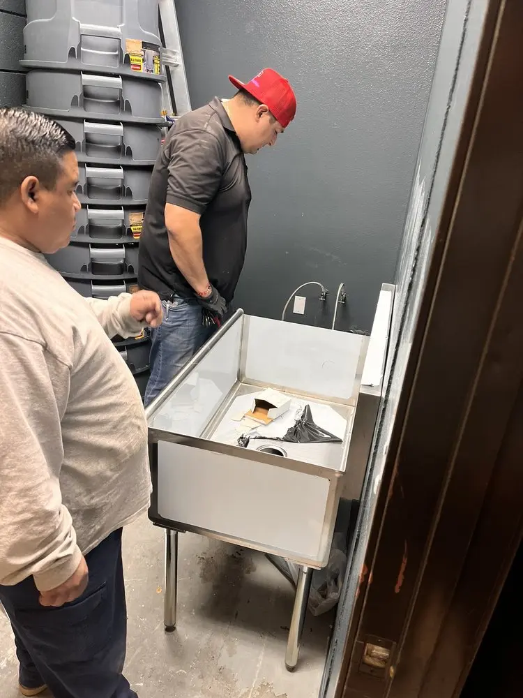 Commercial plumbing and sink installation in North Bay Shore